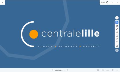 Zone de présentation